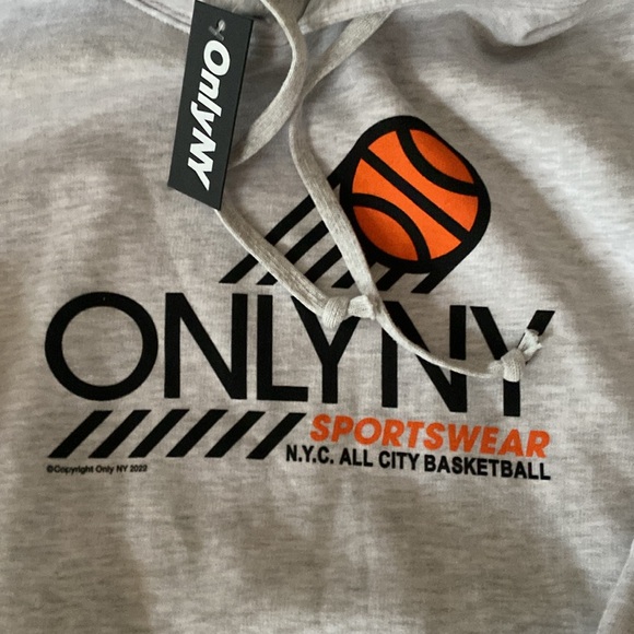 NWT OnlyNY Mens S Gray Sweatshirt - Picture 2 of 6